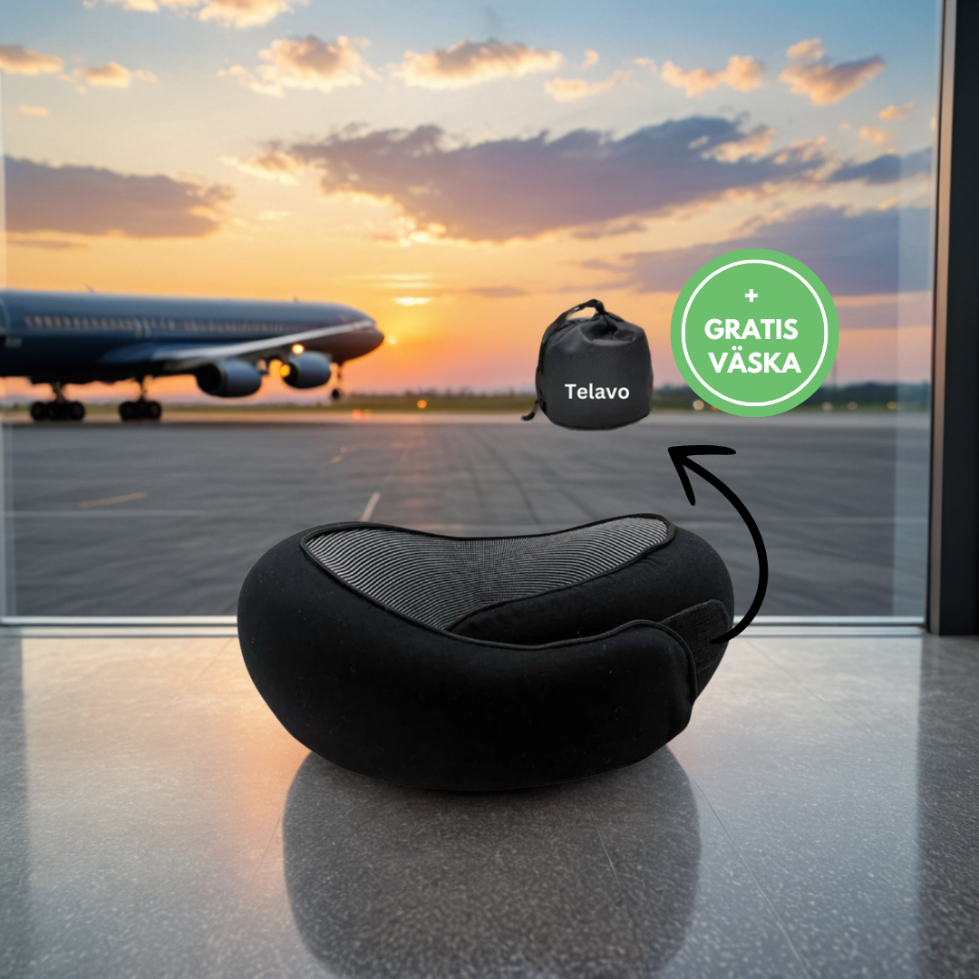 RelaxEase | Ergonomisk Nackkudde för Bekväma Resor & Smärtfria Dagar ✈️