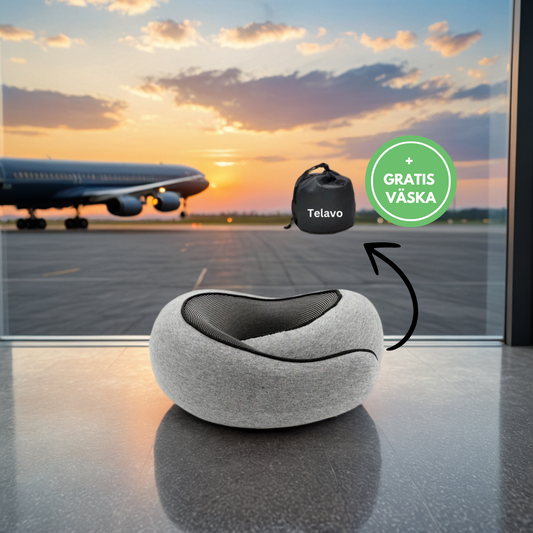 RelaxEase | Ergonomisk Nackkudde för Bekväma Resor & Smärtfria Dagar ✈️