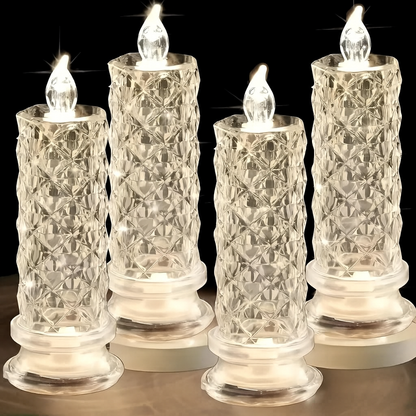 GlowLite (4 st.) | Skapa magi med kristallklart ljus