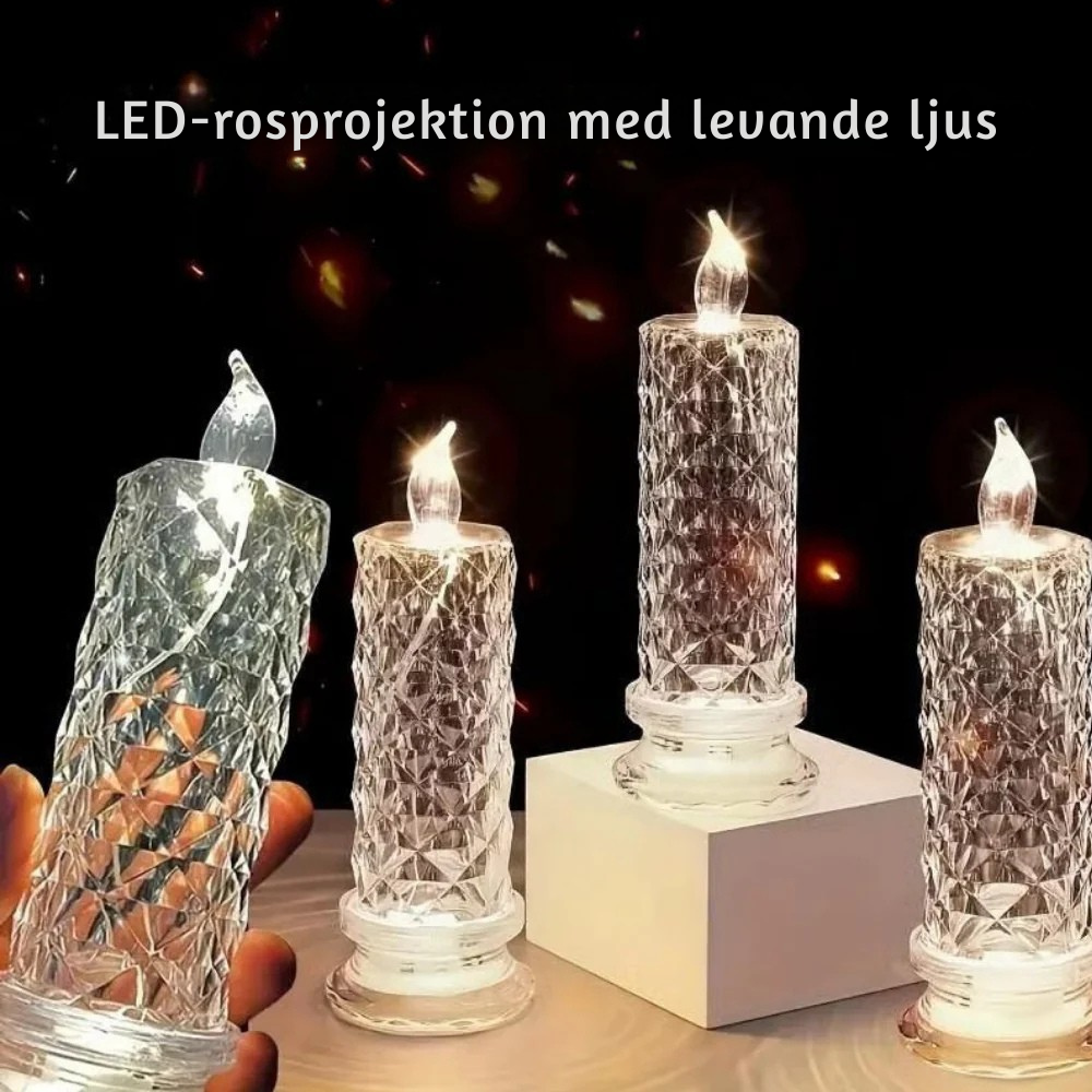 GlowLite (4 st.) | Skapa magi med kristallklart ljus