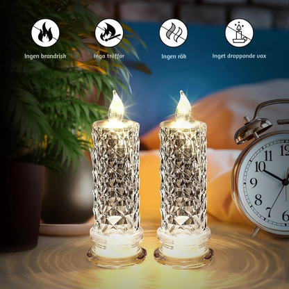 GlowLite (4 st.) | Skapa magi med kristallklart ljus